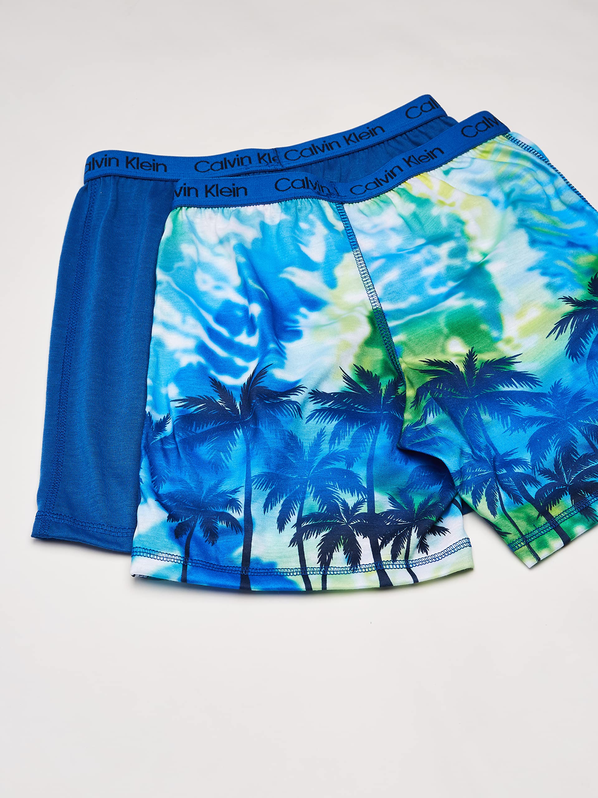 Foto 4 | Pantalones Cortos De Pijama Calvin Klein Little Lounge Para Niños, Paquete De 2 - Venta Internacional.