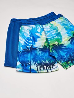 Foto 4 | Pantalones Cortos De Pijama Calvin Klein Little Lounge Para Niños, Paquete De 2 - Venta Internacional.