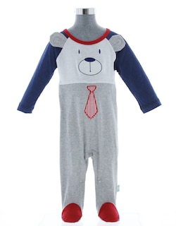 Foto 1 | Mameluco Para Niño Chicos Olé 3393 Gris