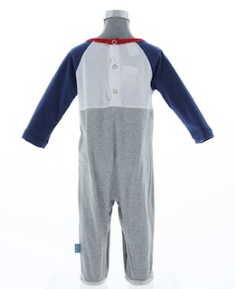 Foto 2 | Mameluco Para Niño Chicos Olé 3393 Gris