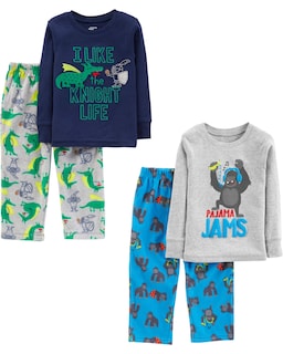 Foto 1 | Conjunto De Pijama Simple Joys De Carter's Boys, 4 Piezas, Azul, 5 Años - Venta Internacional.