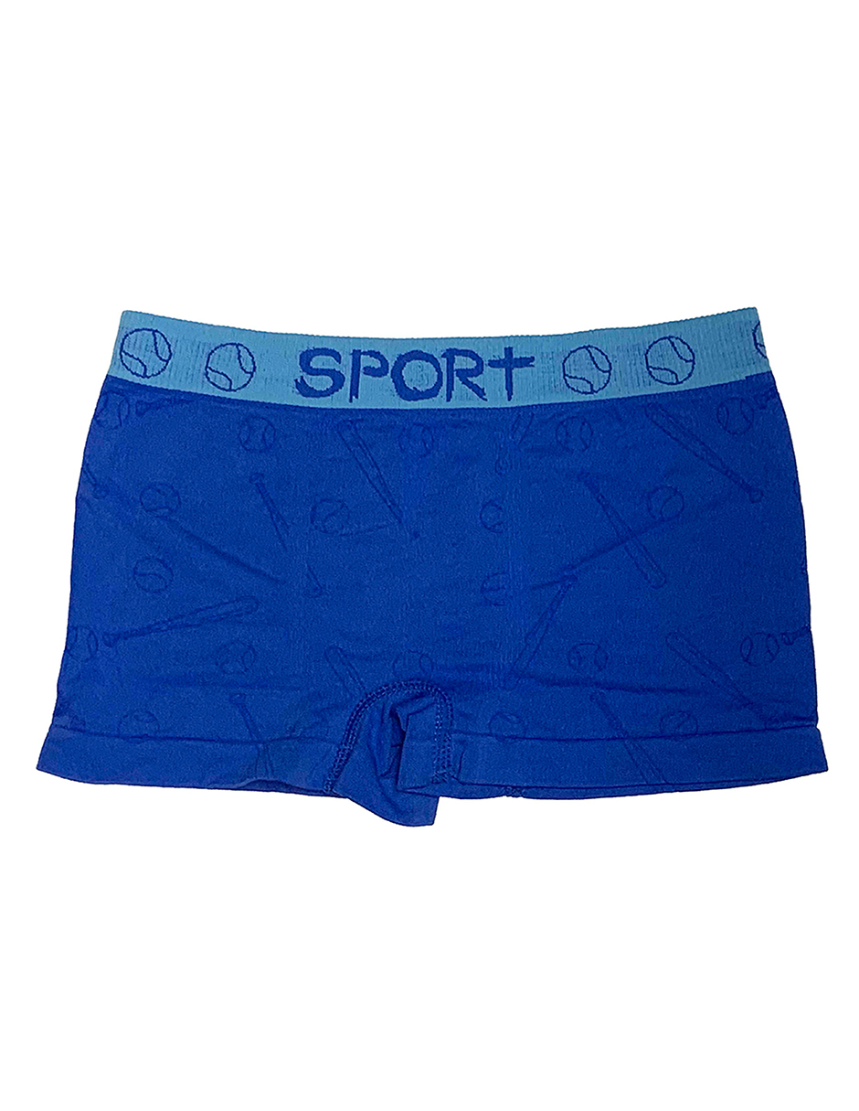Foto 4 pulgar | Paquete 6 Bóxers Niño con Divertidos Diseños Teen Sport Multicolor