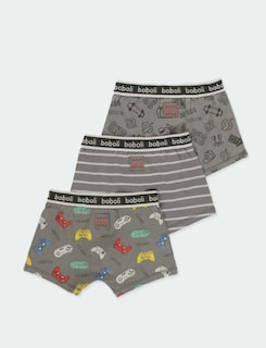 Foto 2 | Set 3 Piezas De Boxers Niño Boboli