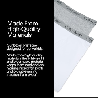 Foto 6 | Calzoncillos Tipo Bóxer Calvin Klein Little Modern De Algodón Para Niños, Paquete De 5 - Venta Internacional.