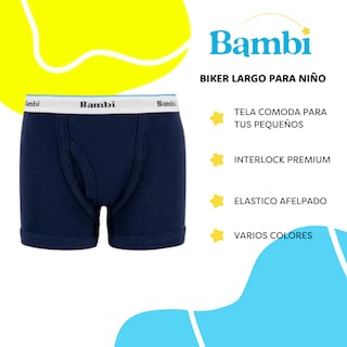Foto 2 | Boxer Calzon Bambi Para Niño 3 Piezas Ropa Interior Color