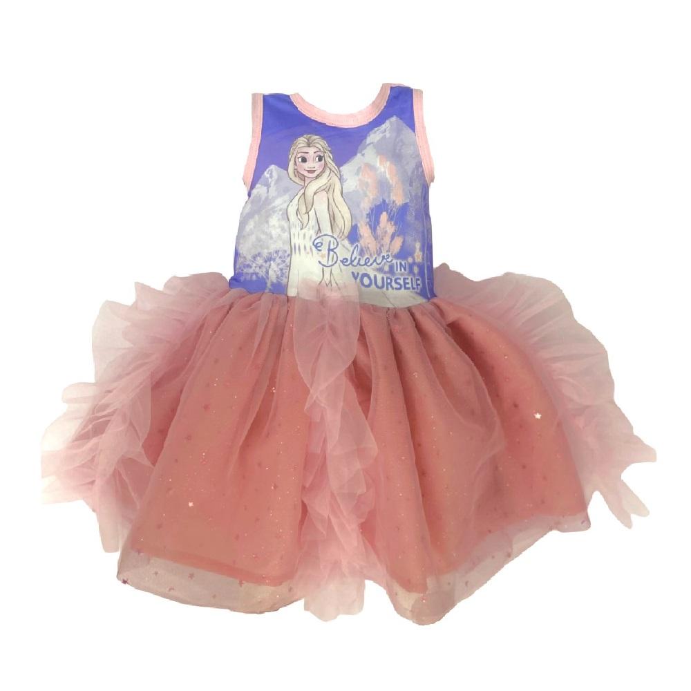 Vestido Disney Princesa Elsa color Rosa para Niña