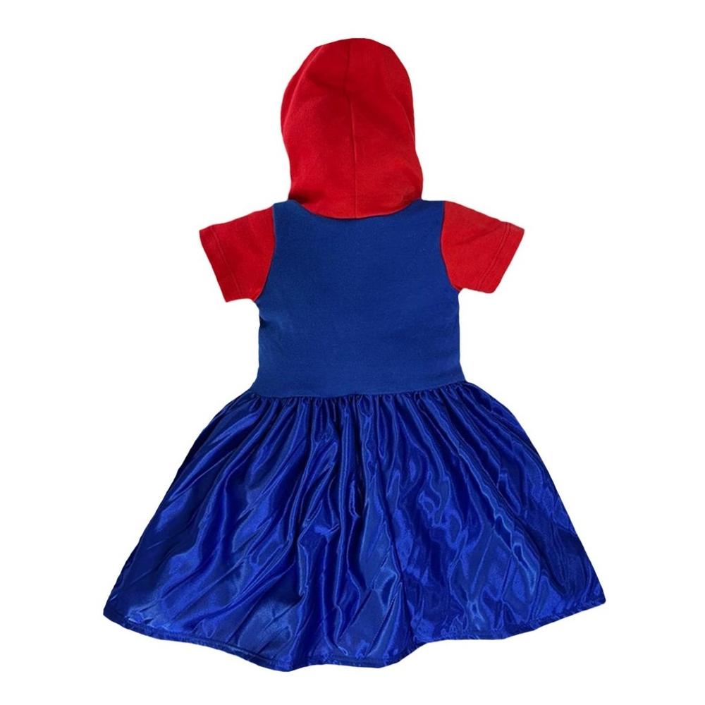 Foto 4 pulgar | Vestido Marvel Spiderman color Azul