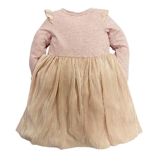 Foto 3 | Vestido Estampado Disney MP0147 Winnie Pooh Gris Manga Larga