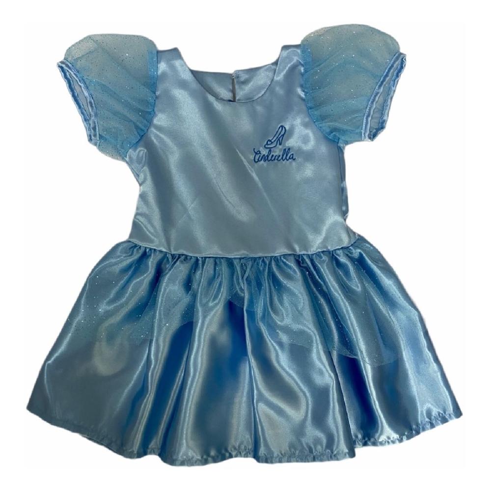 Vestido Disney Princesas color Azul para Niña