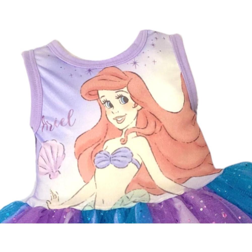 Foto 3 pulgar | Vestido Disney Estampado Princes Ariel Púrpura