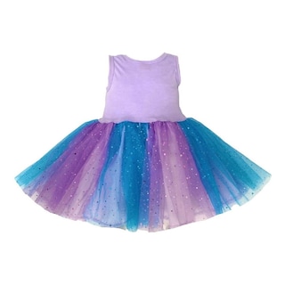 Foto 3 | Vestido Disney Estampado Princes Ariel Púrpura