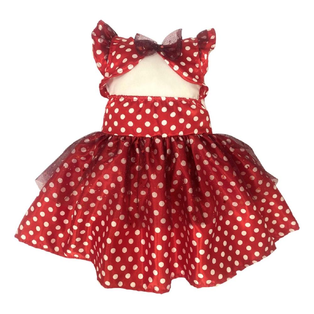 Foto 2 | Vestido Disney Minnie Cutest Ever! Rojo para Bebé