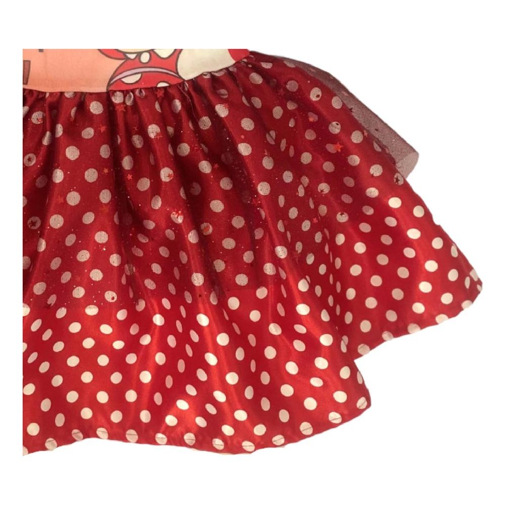 Foto 4 pulgar | Vestido Disney Minnie Cutest Ever! Rojo para Bebé