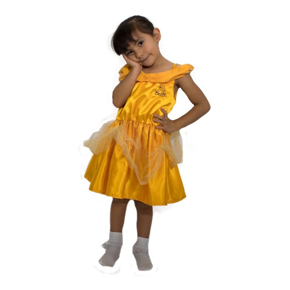 Foto 5 pulgar | Kit 3 Vestidos Disney Princess Multicolor