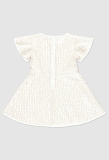 Foto 2 | Vestido Boboli Beige con Lentejuelas para Niña
