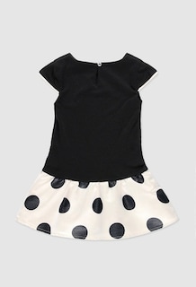 Foto 3 | Vestido de Puntos Boboli Multicolor para Niña