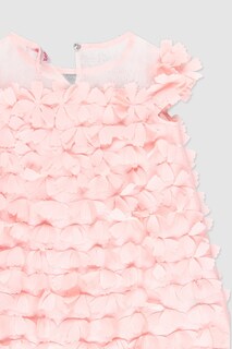 Foto 3 | Vestido Boboli Rosa Cubierto de Pétalos para Niña