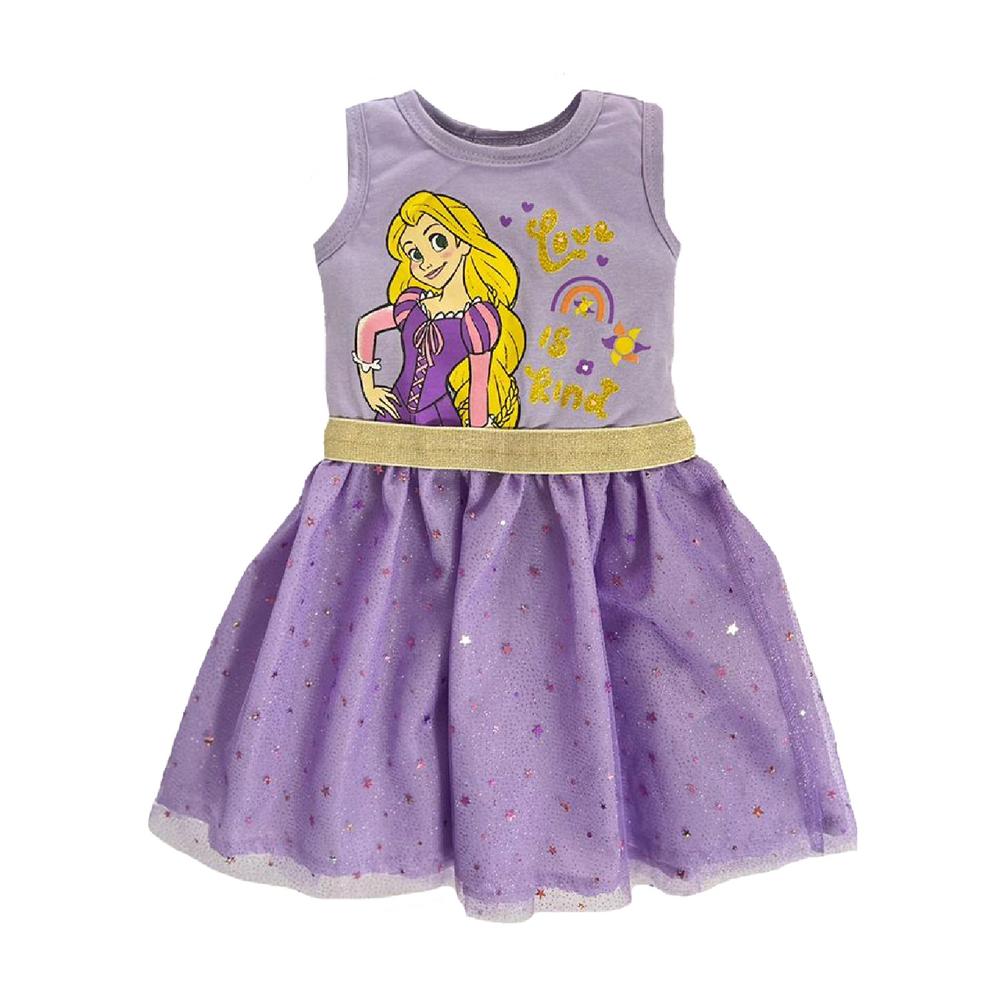 Foto 5 pulgar | Kit 3 Vestidos Disney Princesas Bella/ Blancanieves/ Rapunzel Multicolor