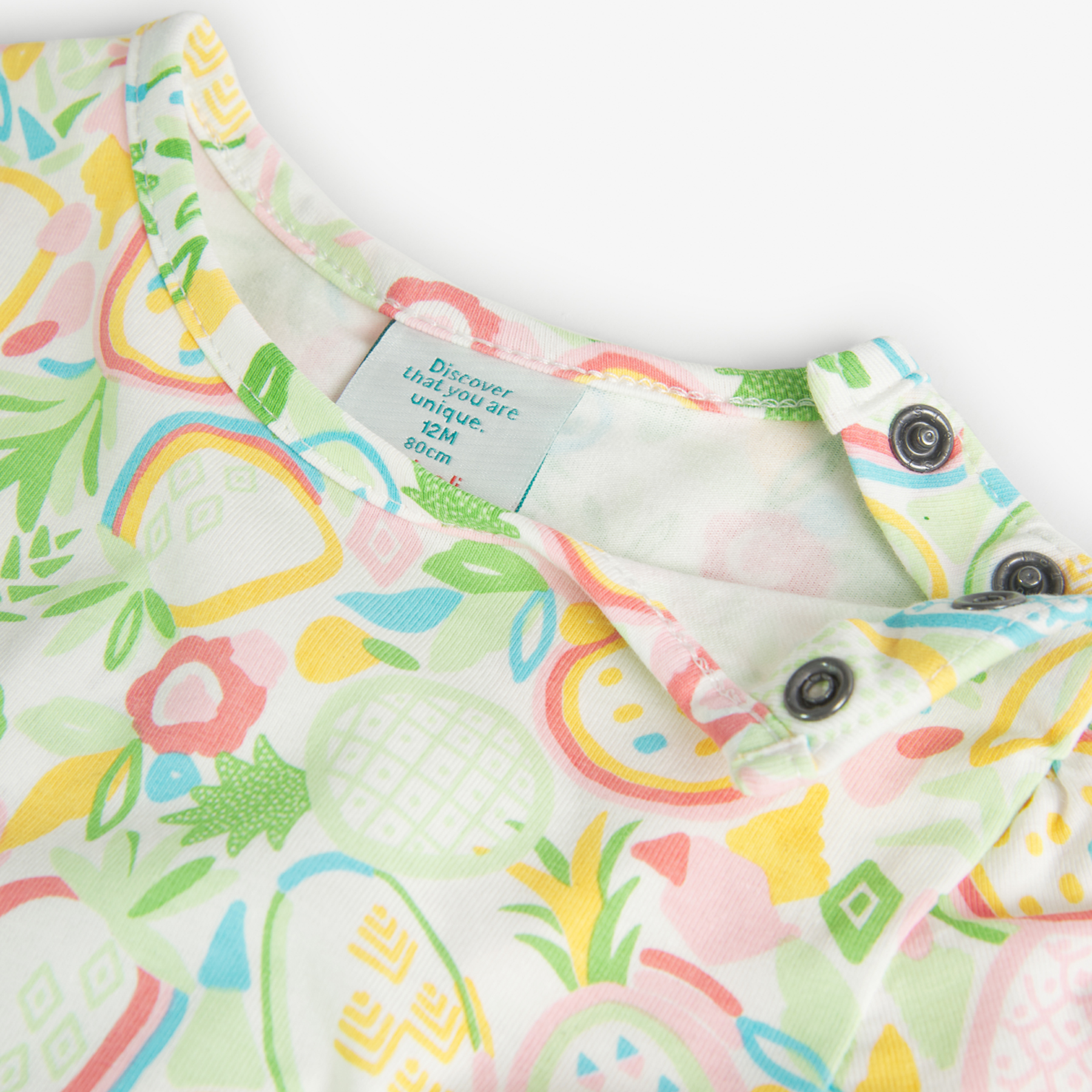 Foto 4 pulgar | Vestido de Punto Boboli Elástico Estampado Frutas