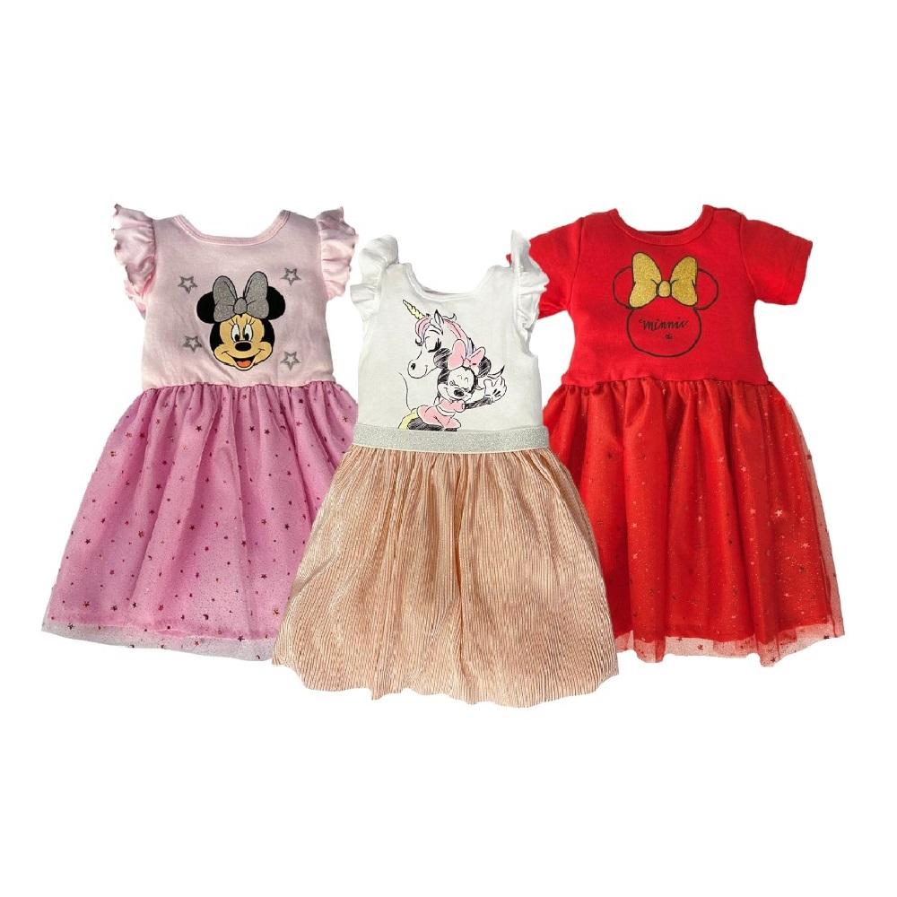 Foto 2 pulgar | Kit 3 Vestidos Disney Minnie Rosa/ Blanco/ Rojo