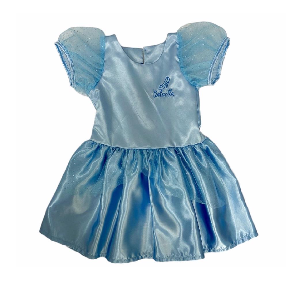 Foto 4 pulgar | Kit 3 Vestidos Disney Multicolor Ariel/ Cenicienta/ Bella