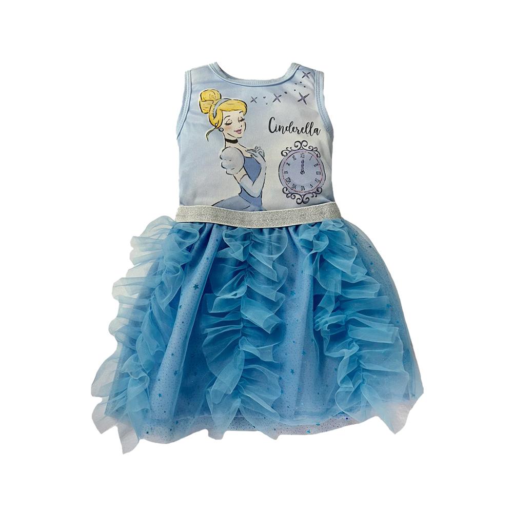 Foto 2 | Kit 3 Vestidos Disney Multicolor Cenicienta/ Frozen/ Ariel