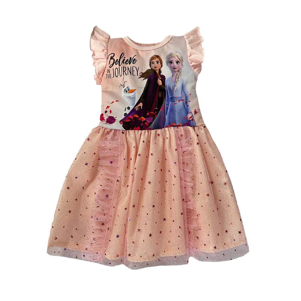 Foto 4 pulgar | Kit 3 Vestidos Disney Multicolor Cenicienta/ Frozen/ Ariel