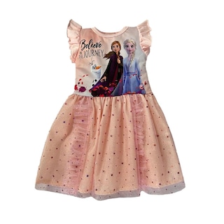 Foto 3 | Kit 3 Vestidos Disney Multicolor Cenicienta/ Frozen/ Ariel
