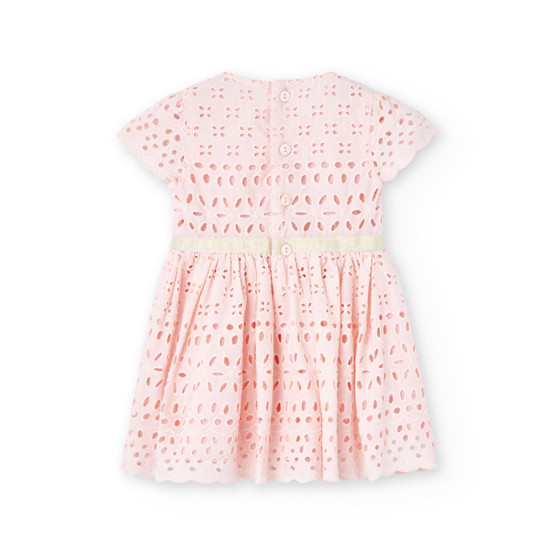 Foto 3 pulgar | Vestido Bordado Boboli Rosa para Niña