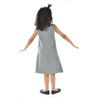 Foto 3 | Vestido De Niña Con Ribete Roman Fashion /kids, 34639 (gris Obscuro) Gris