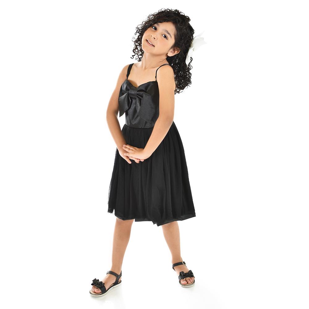 Vestido De Fiesta Para Niña Roman Fashion /kids, 40160 (negro) Negro