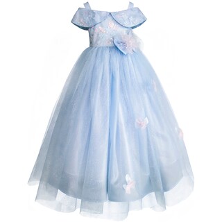 Foto 1 | Vestido De Fiesta Para Niñas Azul Cielo Gerat