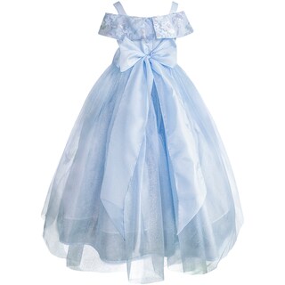Foto 2 | Vestido De Fiesta Para Niñas Azul Cielo Gerat