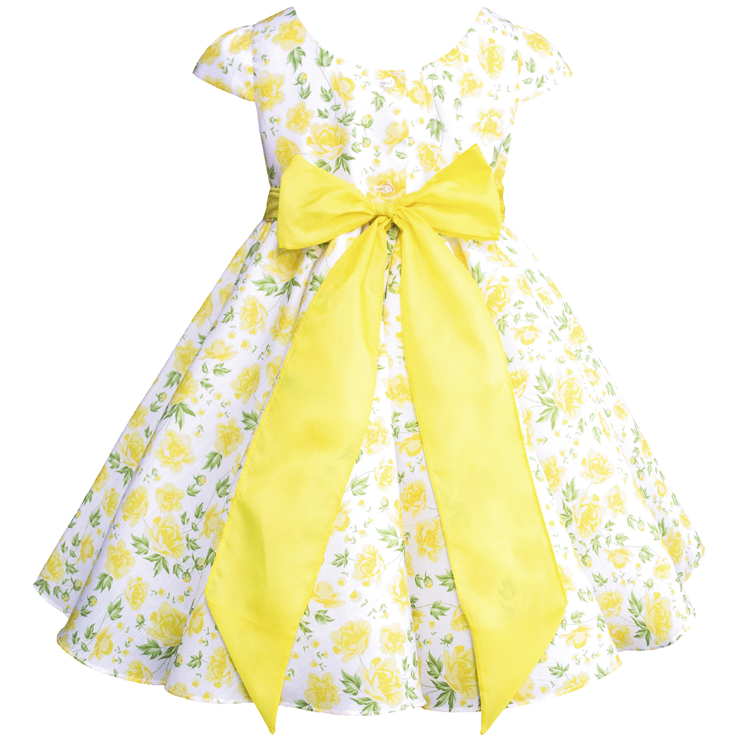 Foto 4 pulgar | Vestido Floral Amarillo Para Niñas Pequeñas Gerat