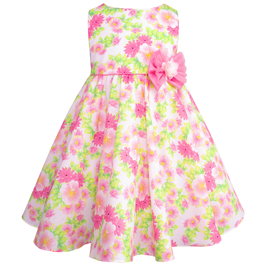 Foto 3 pulgar | Vestido Floral Rosa Para Niñas Pequeñas Gerat