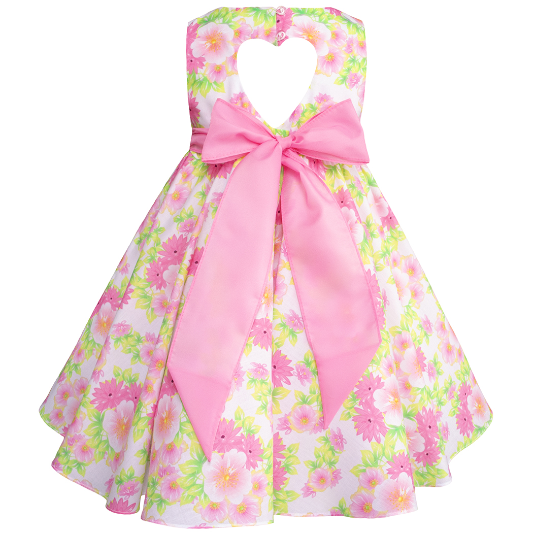 Foto 4 pulgar | Vestido Floral Rosa Para Niñas Pequeñas Gerat