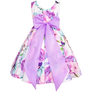 Foto 3 | Vestido De Flores Lila Para Niñas Gerat