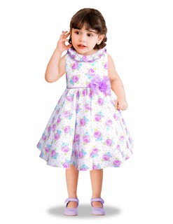 Foto 1 | Vestido Floral Lila Para Niñas Pequeñas Gerat