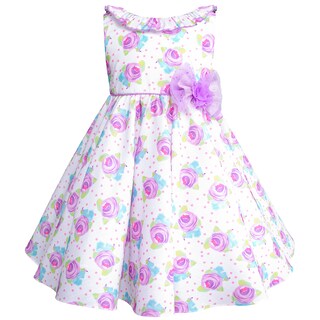 Foto 2 | Vestido Floral Lila Para Niñas Pequeñas Gerat