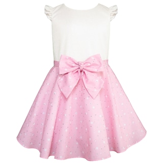 Foto 2 | Vestido Gerat Rosa Con Lentejuelas Para Niña