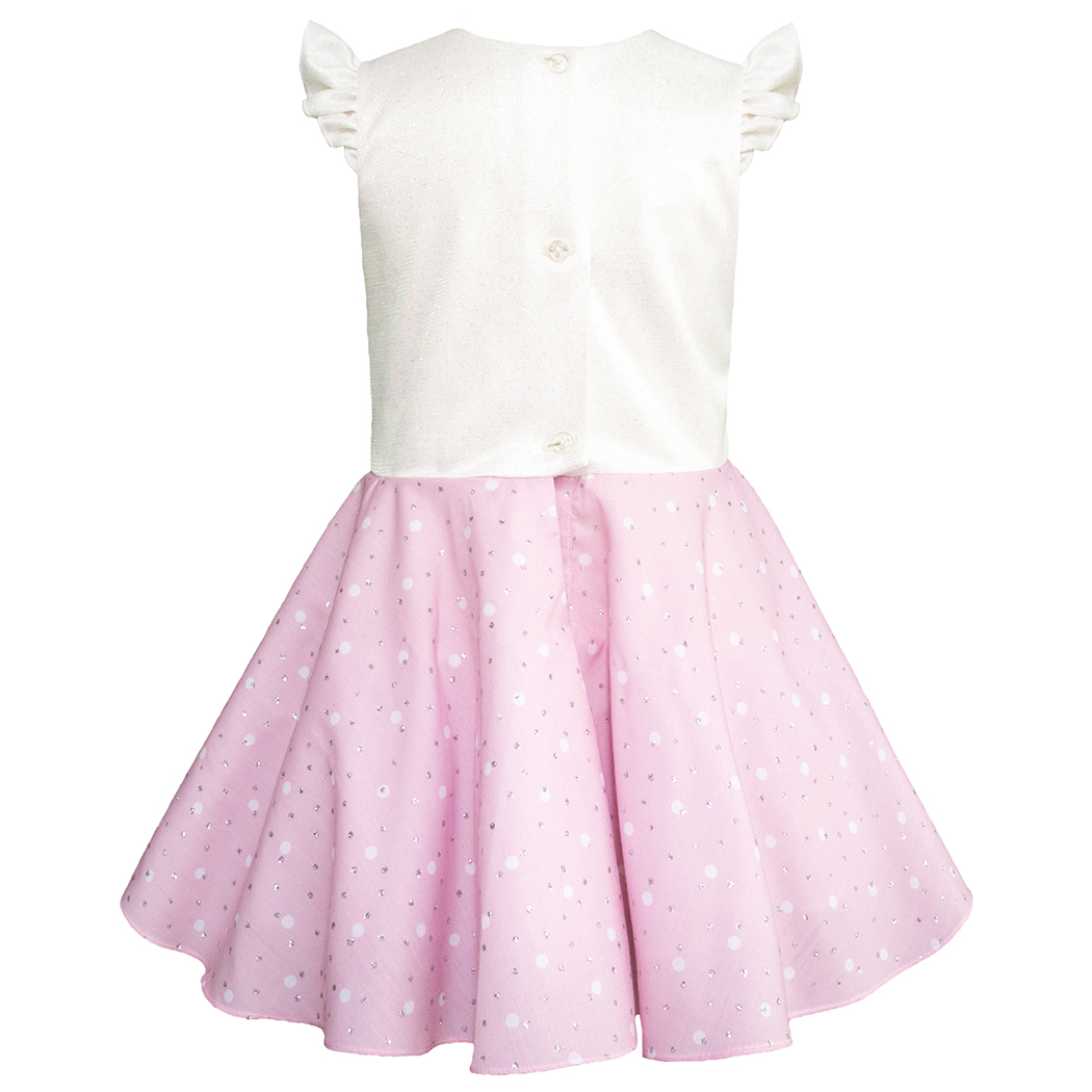 Foto 4 pulgar | Vestido Gerat Rosa Con Lentejuelas Para Niña