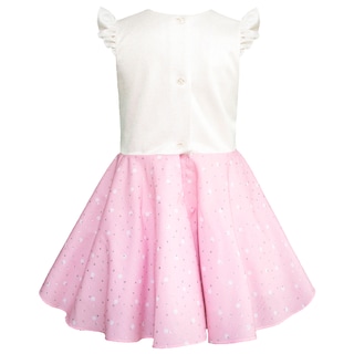 Foto 3 | Vestido Gerat Rosa Con Lentejuelas Para Niña