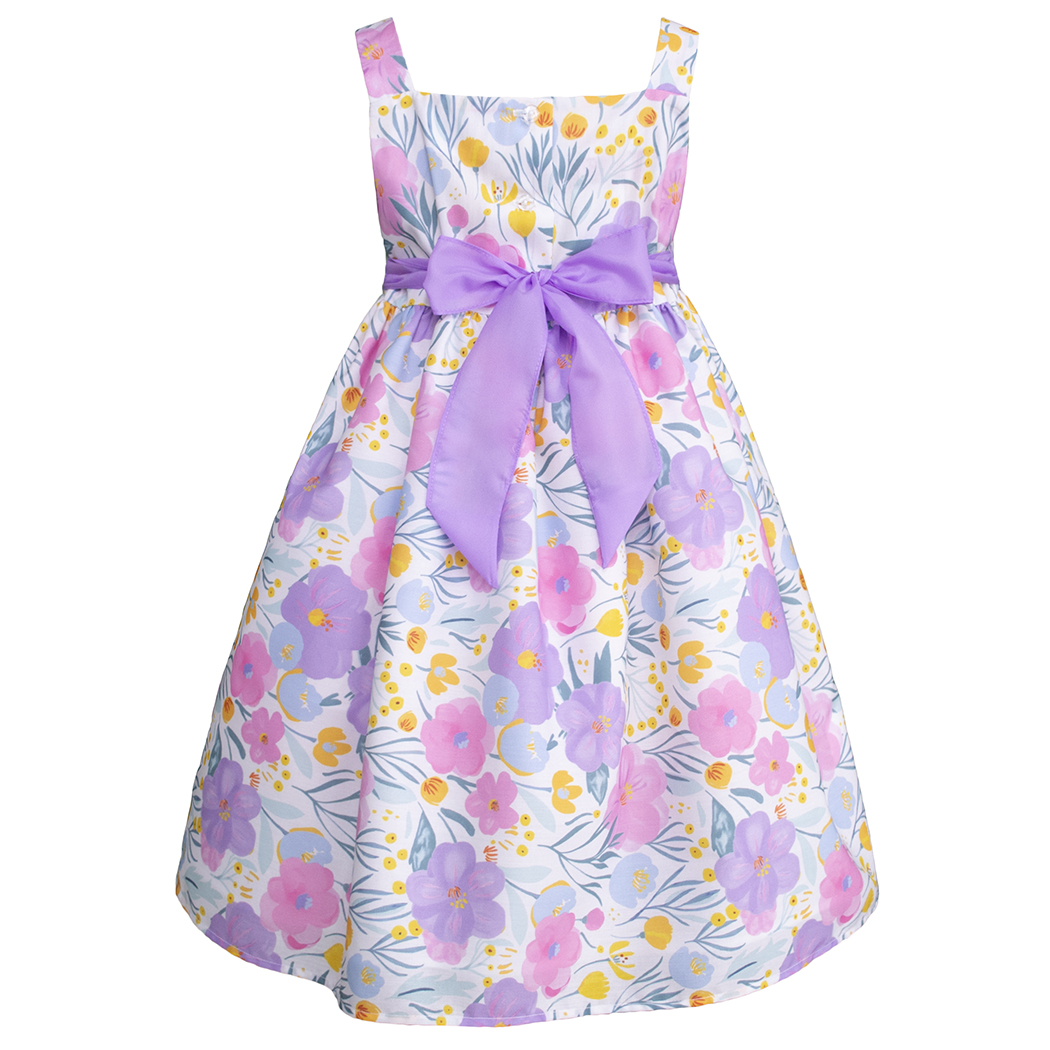 Foto 4 pulgar | Vestido Floral para Niña con Moño Gerat