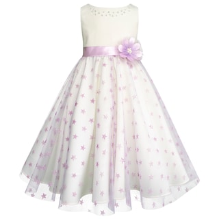 Foto 2 | Vestido de Fiesta con Estrellas Gerat Lila para Niña