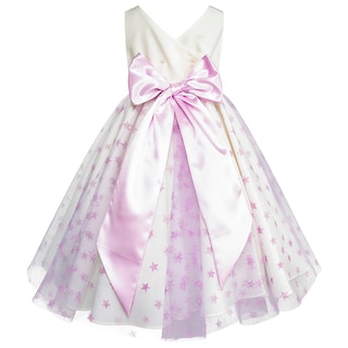 Foto 3 | Vestido de Fiesta con Estrellas Gerat Lila para Niña