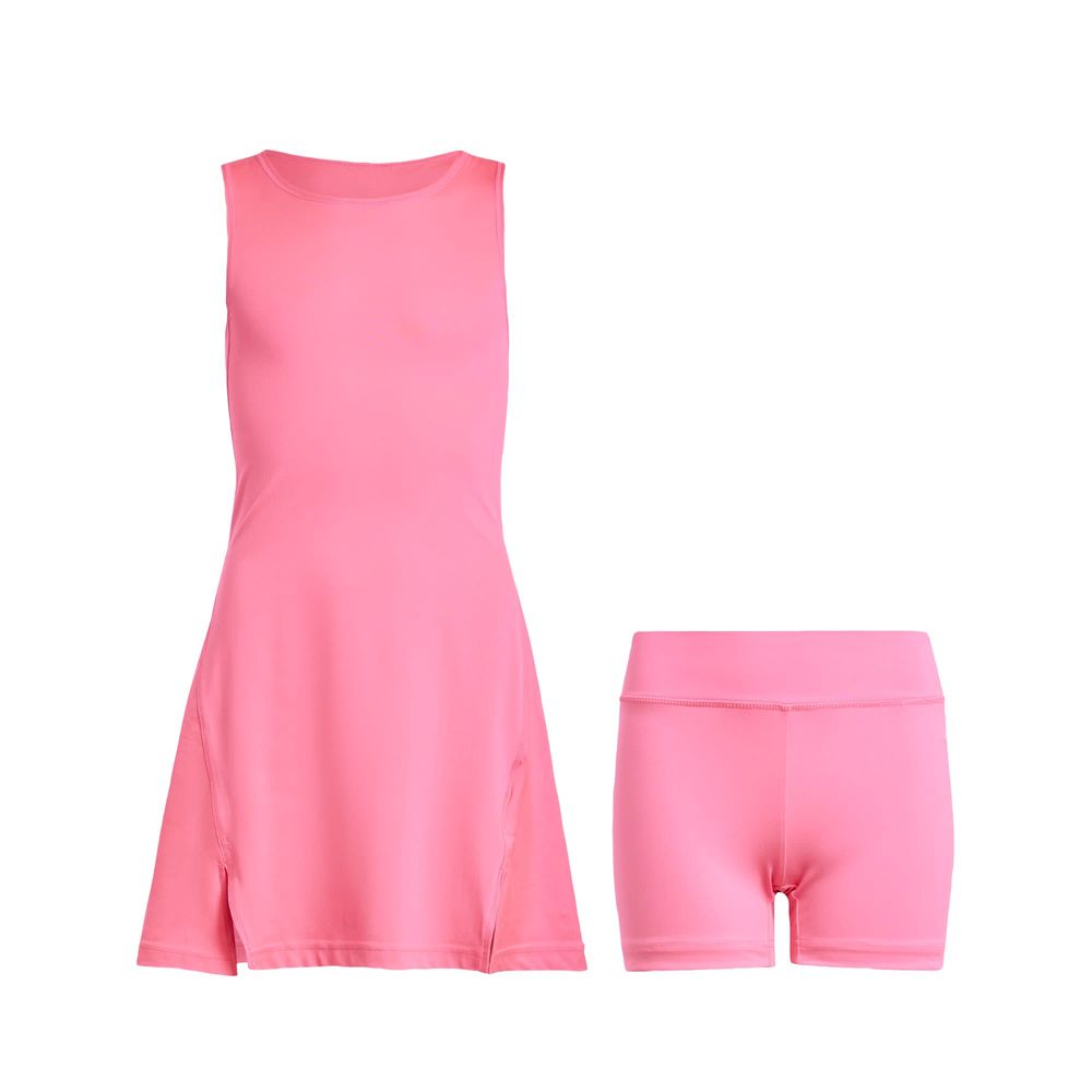 Foto 1 | Vestido De Tenis Club Niños Adidas Rosa Niños