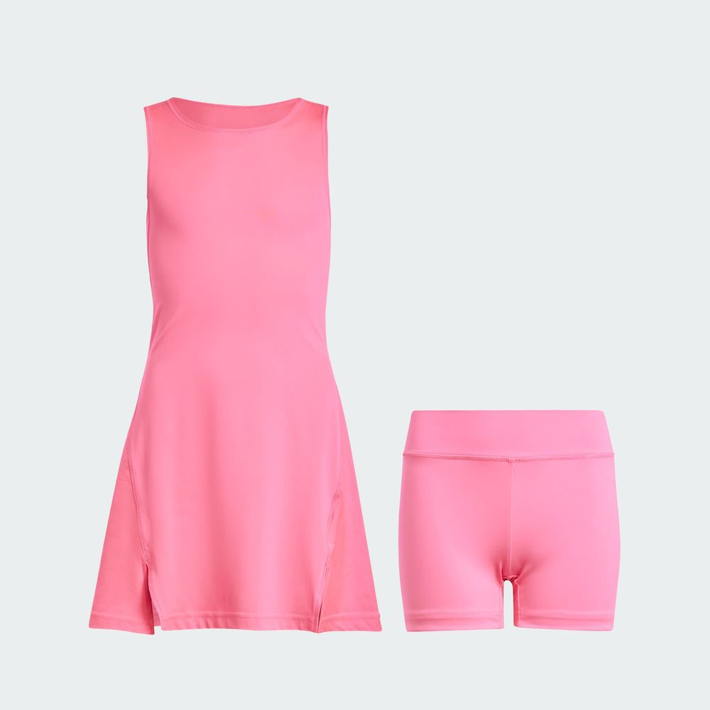Foto 2 | Vestido De Tenis Club Niños Adidas Rosa Niños