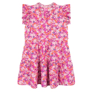 Foto 1 | Vestido Floral Ligero Barbie Rosa para Niña