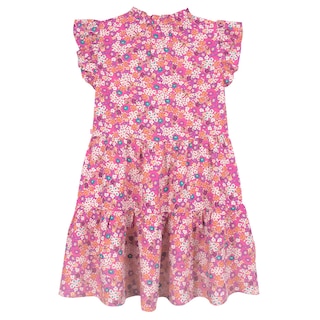 Foto 2 | Vestido Floral Ligero Barbie Rosa para Niña