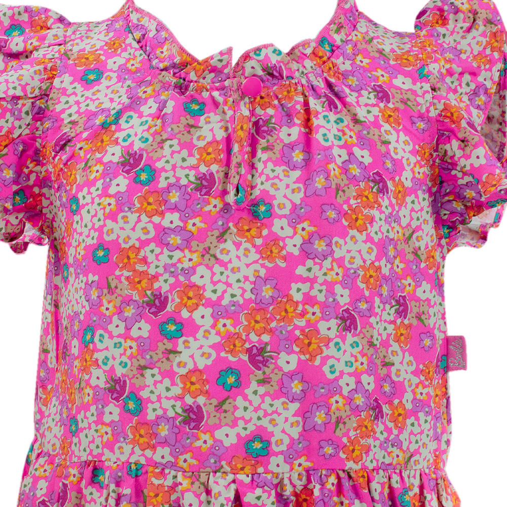 Foto 5 pulgar | Vestido Floral Ligero Barbie Rosa para Niña